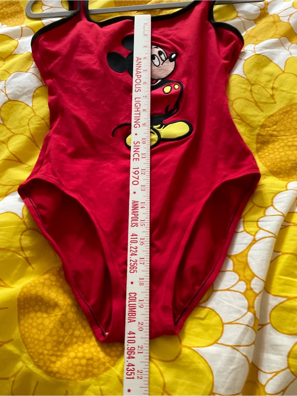 Vintage 90’s/Y2K Disney Catalog Mickey Mouse Swimsuit/Bodysuit-Size 10-12 - Picture 3 of 10